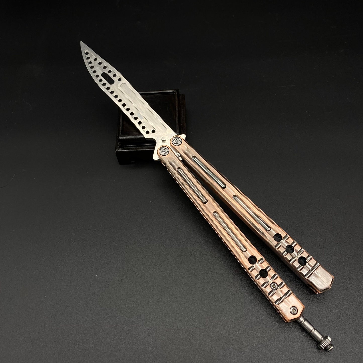 Copper Butterfly Knife