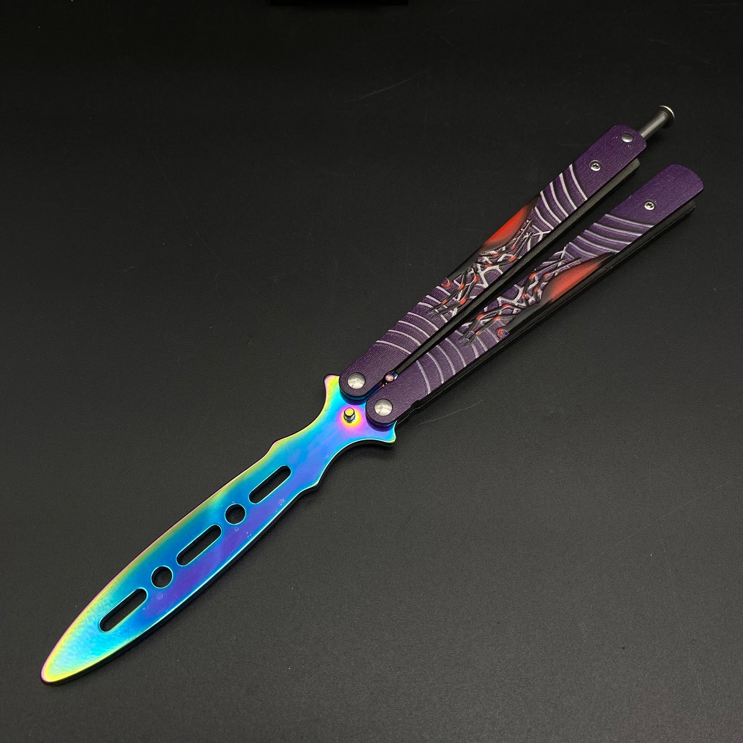 Colore Spider Sculpture Butterfly Knife