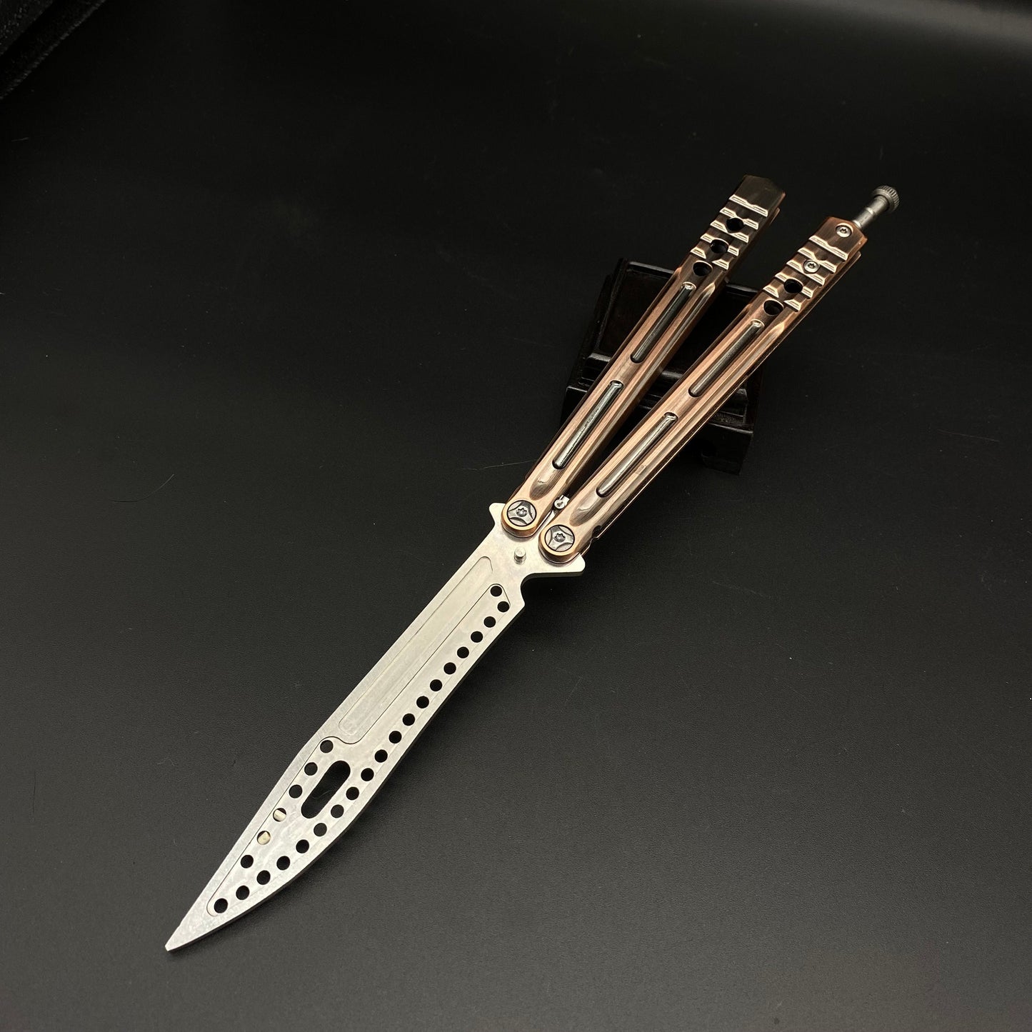 Copper Butterfly Knife