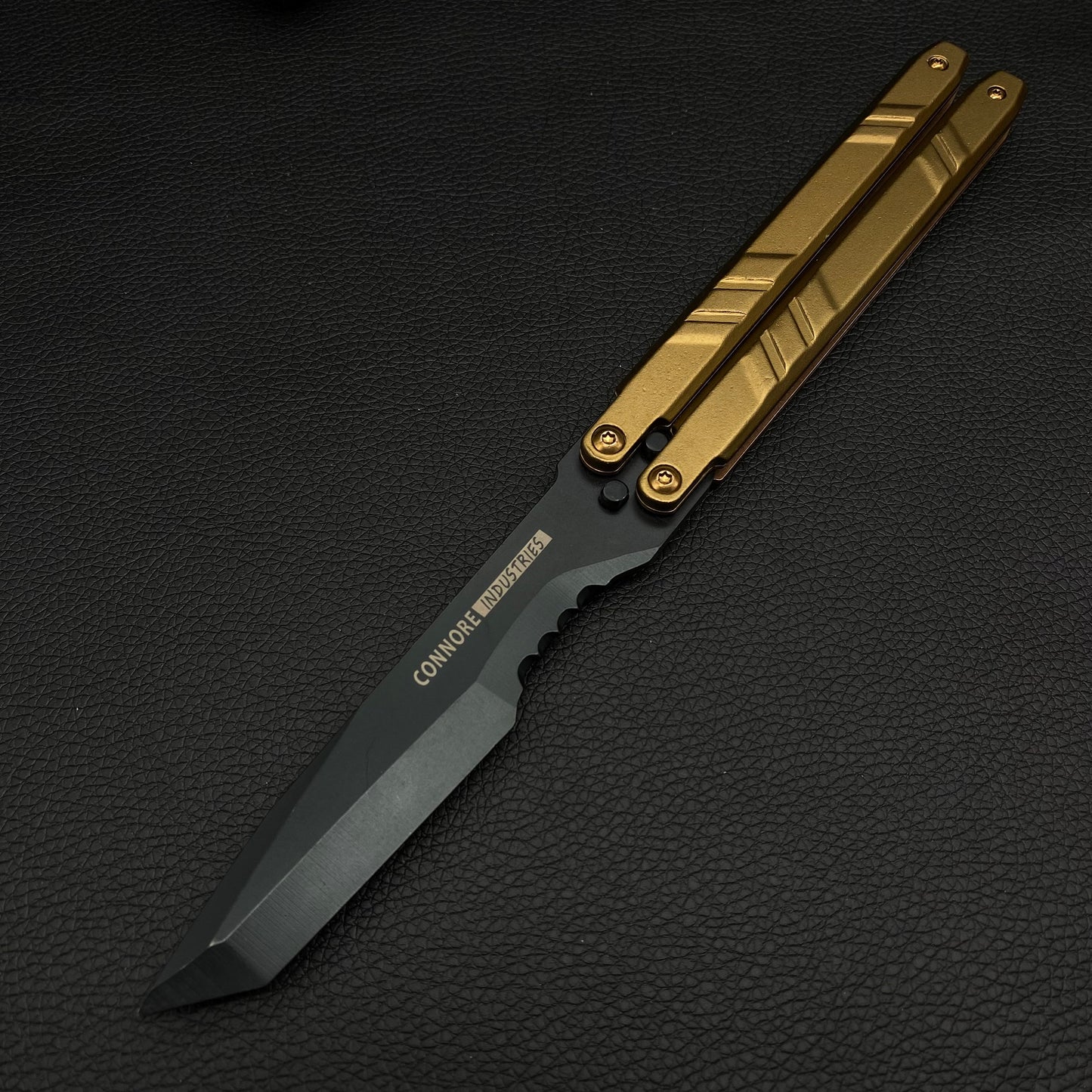 Dark Golden Butterfly Knife