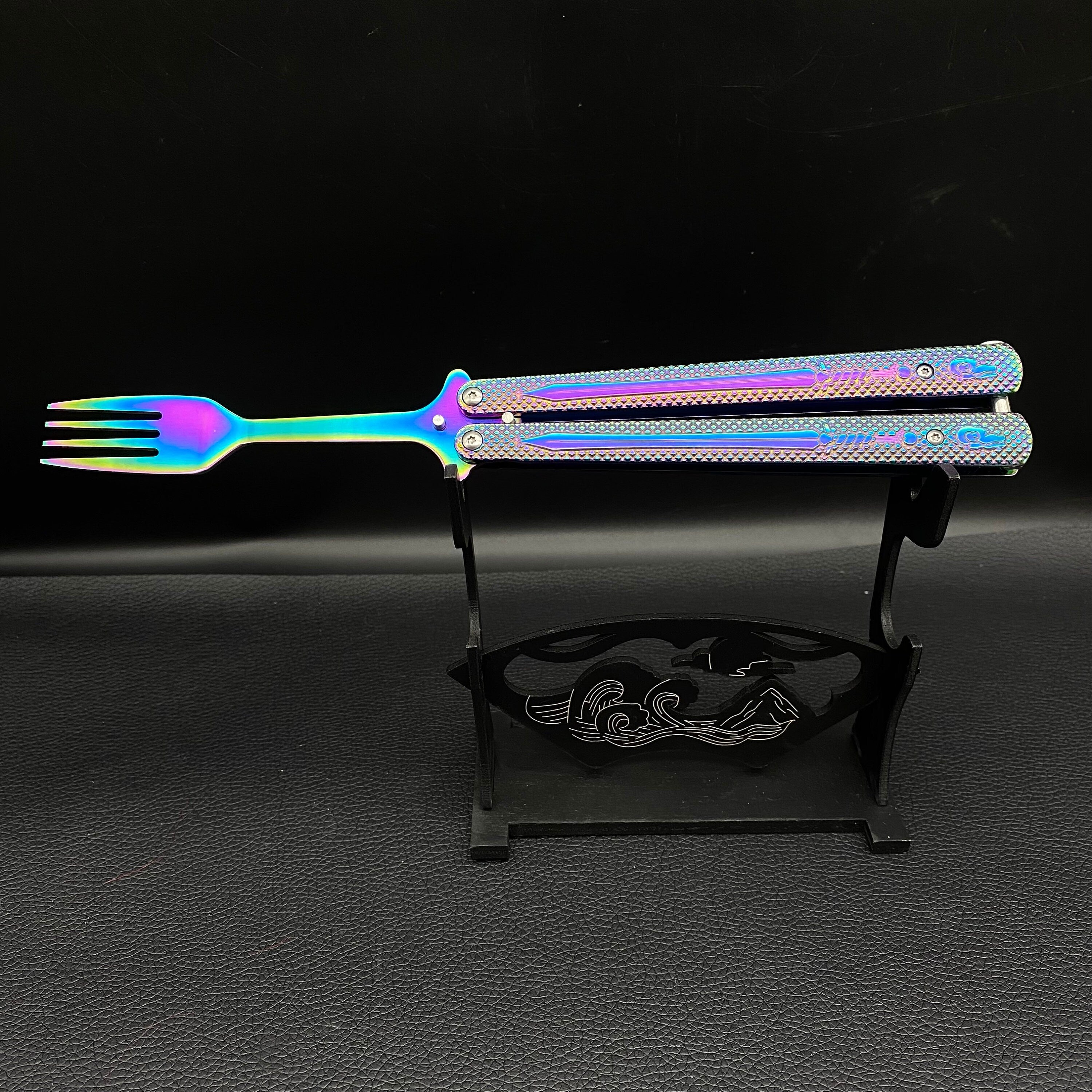 Creative Fork and Spoon Butterfly Knife