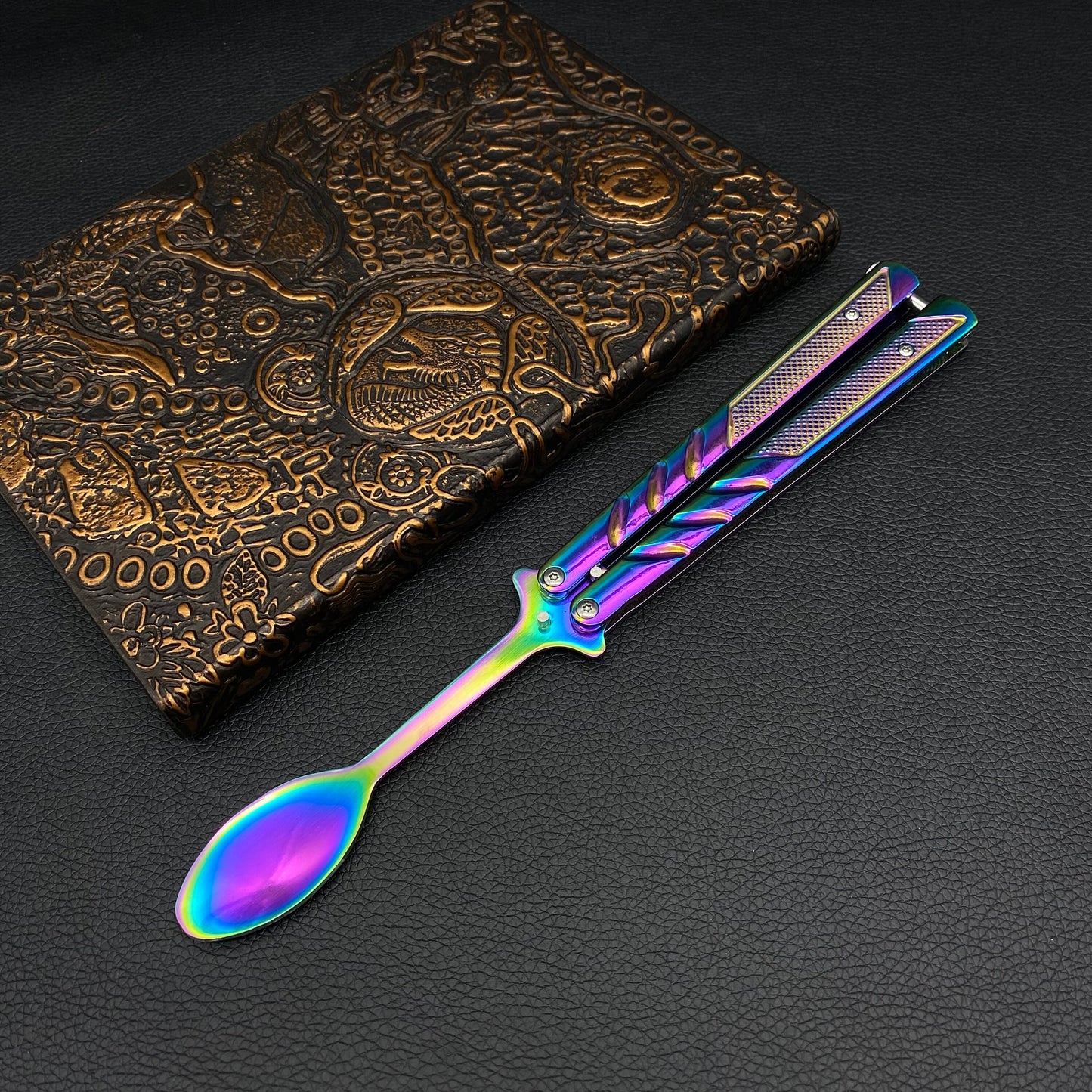 Creative Fork and Spoon Butterfly Knife