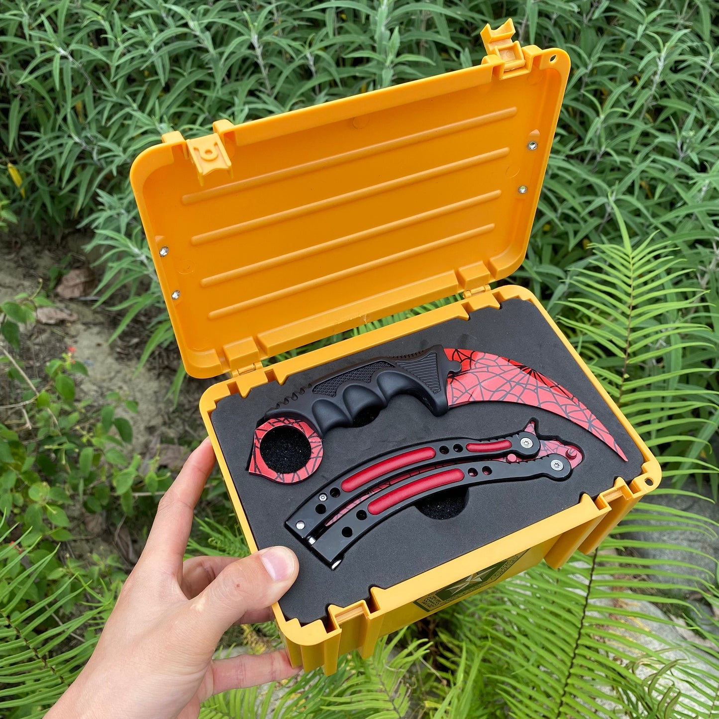 CSGO Crimson Web Butterfly Knife Pack