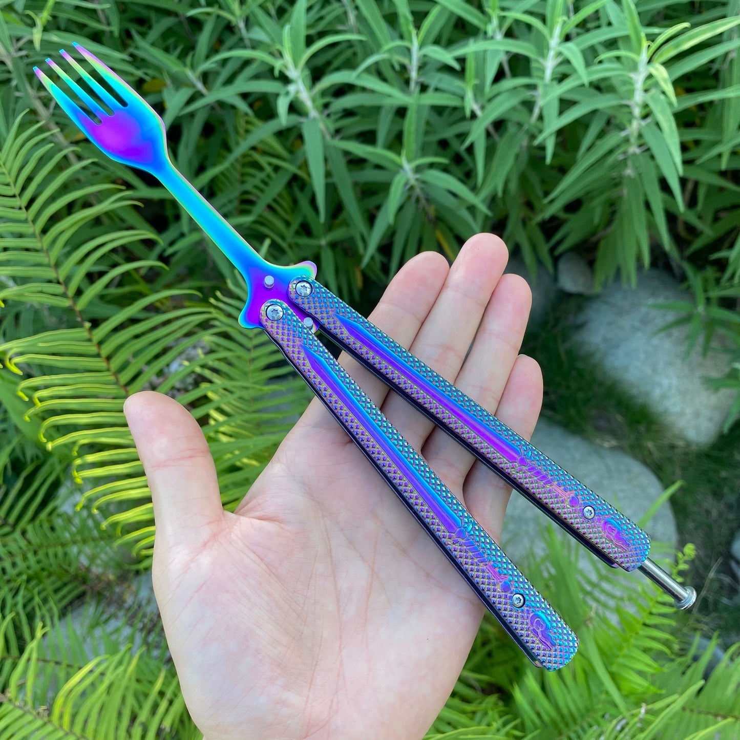 Creative Fork and Spoon Butterfly Knife