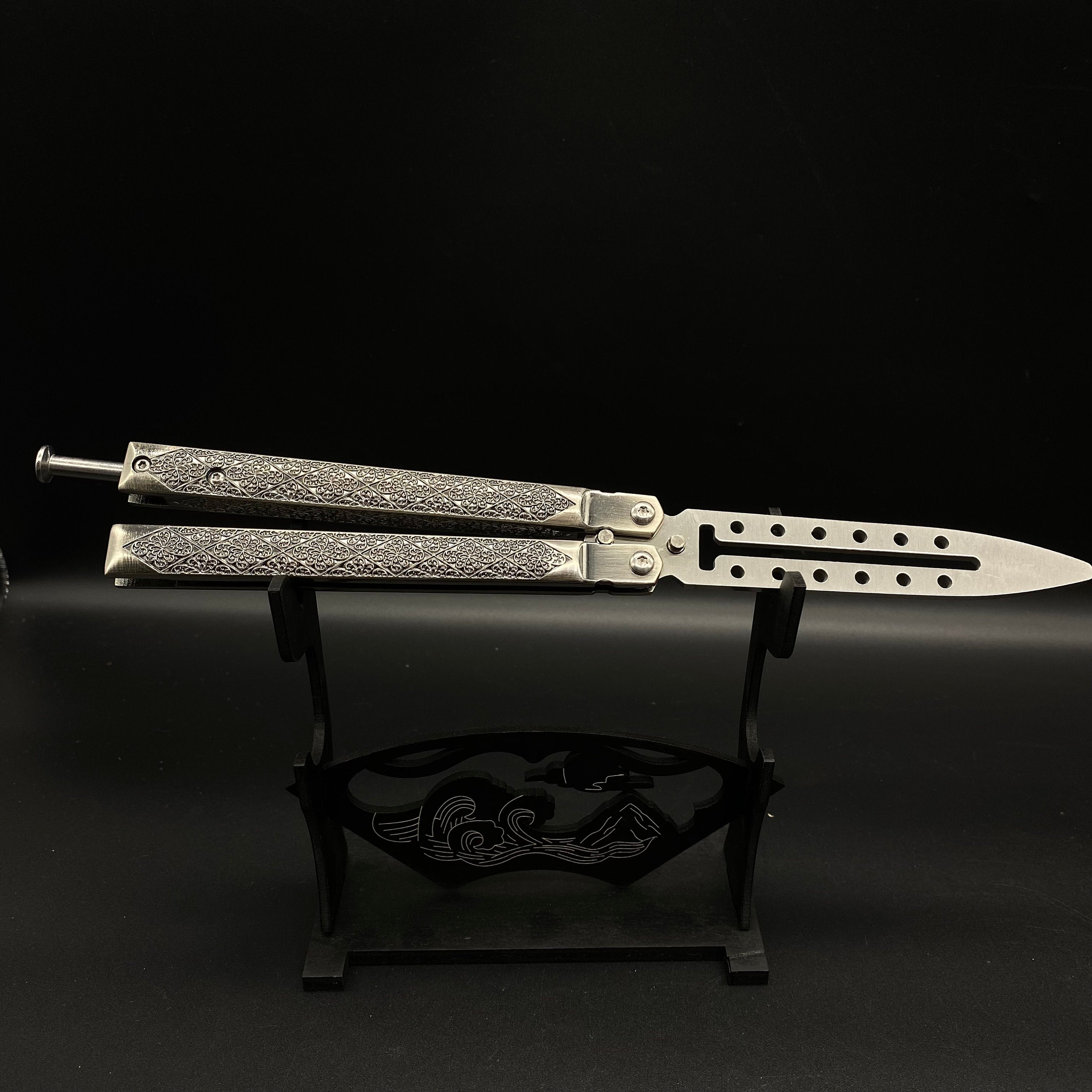 Non-Slip Handle Butterfly Knife
